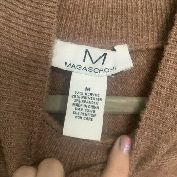 Magaschoni Mock Neck Sweater - Picture 6 of 7